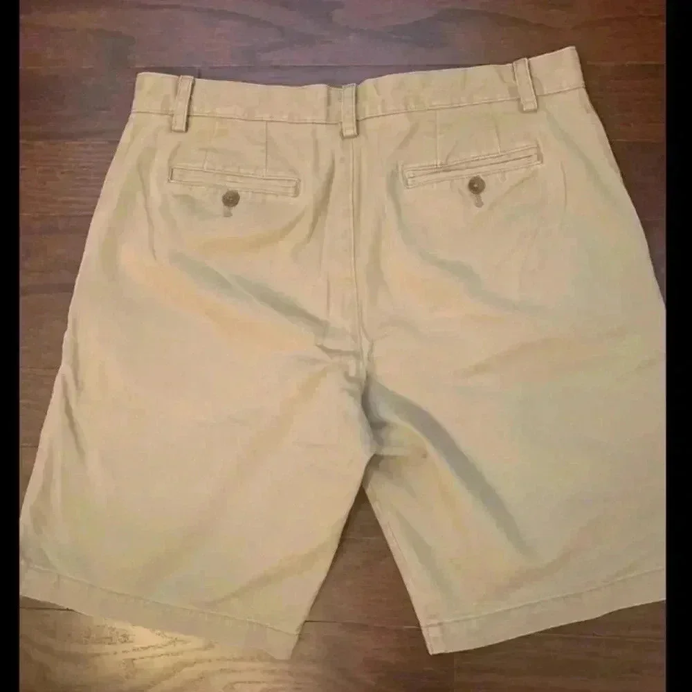 Banana Republic Khaki Flat Front Shorts